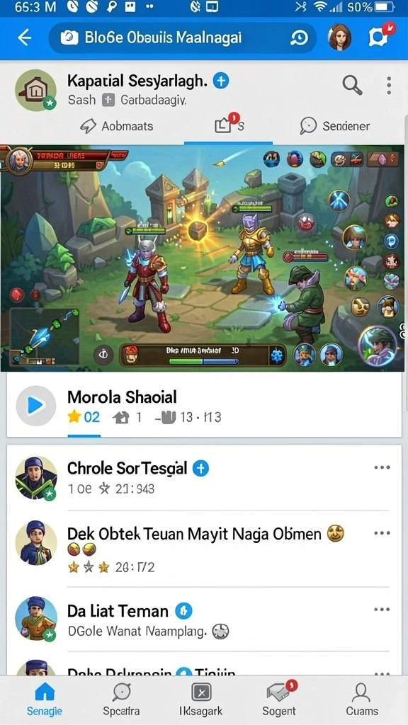 hot51 - Tampilan antarmuka yang bersih dan mudah dinavigasi.