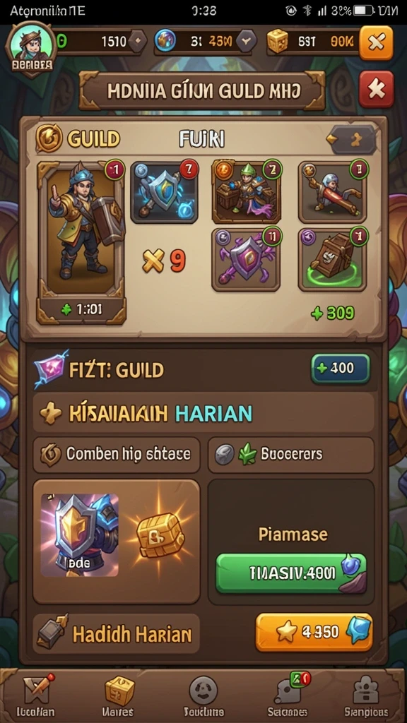rajacuan - Mode permainan yang beragam dan menantang.